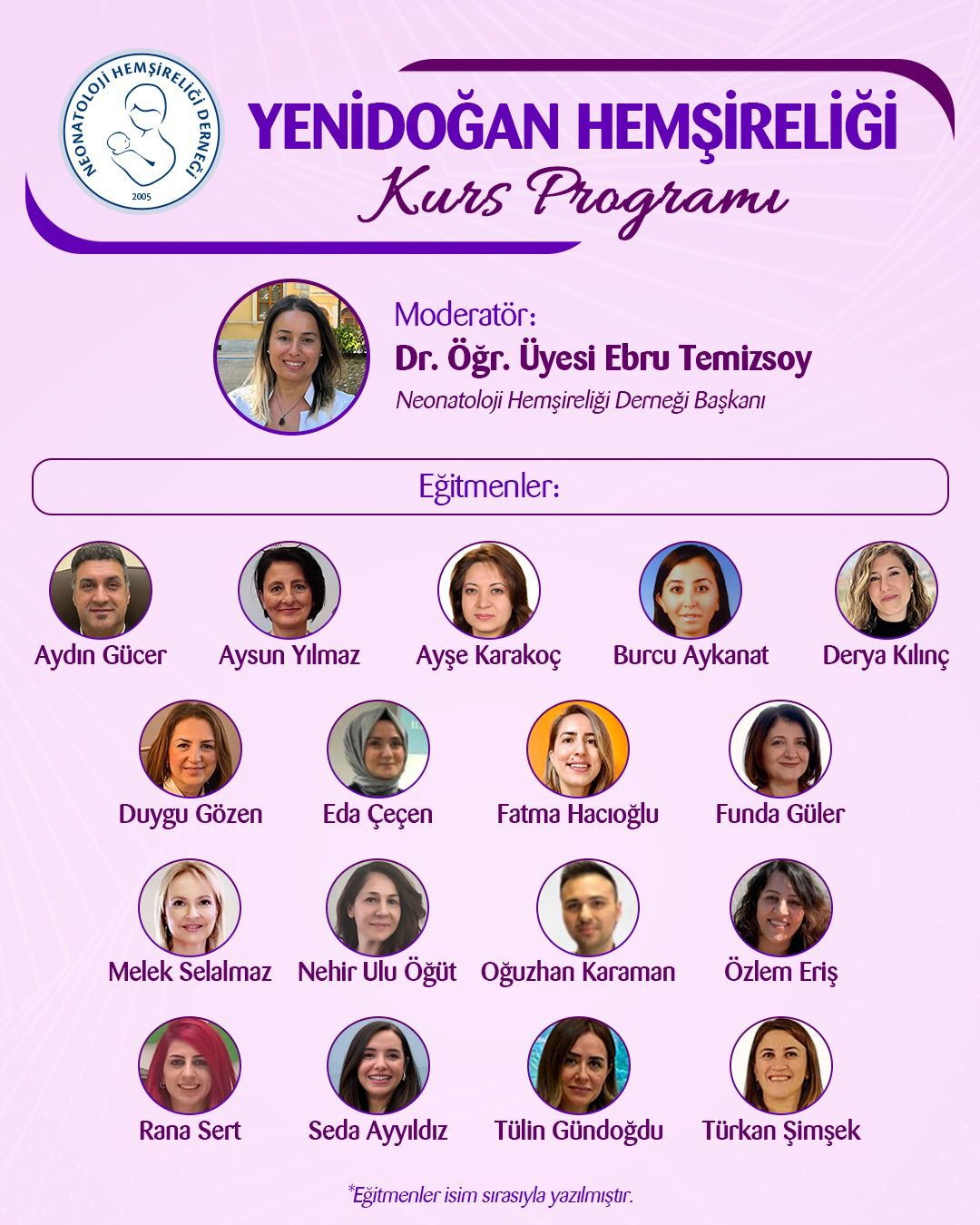 Yenidoğan Hemşireliği Kurs Programı